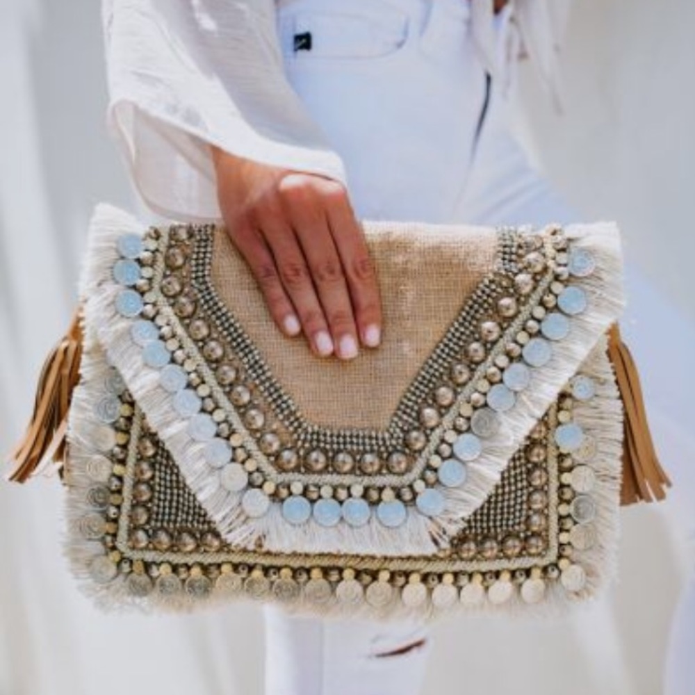 Shashi Leela Clutch NWOT